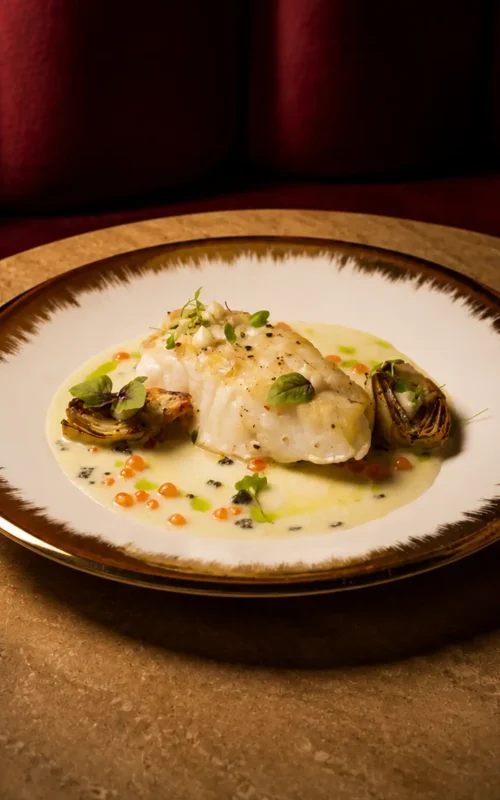 Coral trout Al Pil Pil de Caviar