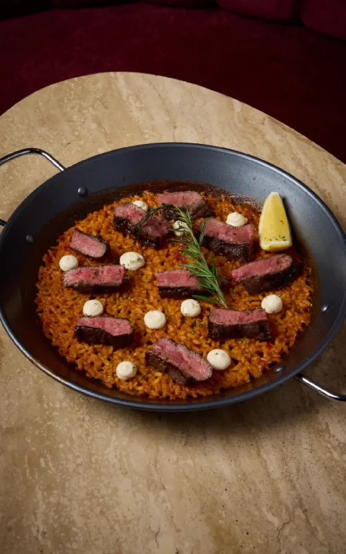 Paella de chuletón